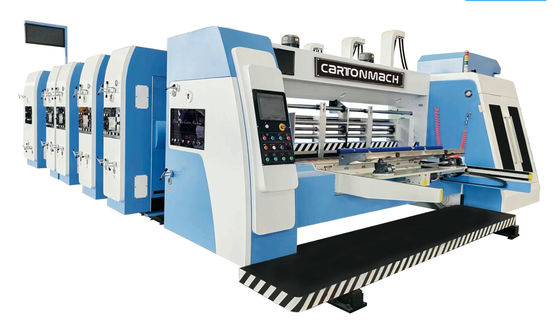 উচ্চ ক্ষমতার জন্য 50-100 পিসি/মিনিট ক্যাপাসিটি ফ্লেক্সো ঢেউতোলা প্লেট টাইপ মেশিন